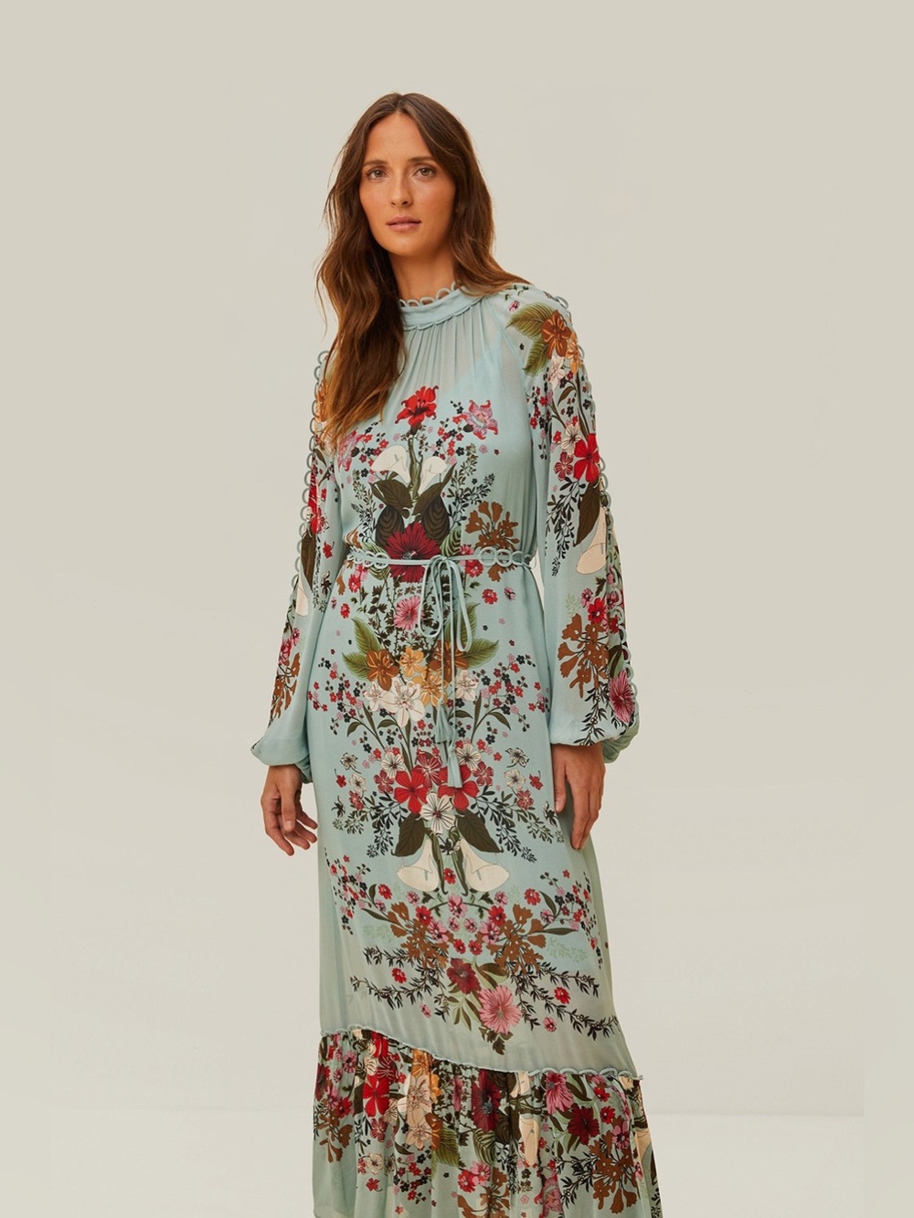 NWOT FARM Rio Beauty Bouquet Maxi Dress - Picture 2 of 3
